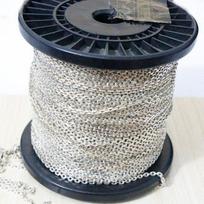 Takahashi 925 svarų sterlingų sidabro kampuota grandinėlė su 3 mm plunksnos pakabuku, galima pasirinkti 4 mm/5 mm storio 3mm per gram