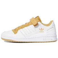 Adidas Originals Forum Low Leather Casual Versatile Velcro Lightweight Durable Low-Top Skate Shoes Unisex Sneakers White Brown GX9399 47⅓