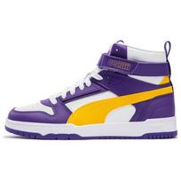 Puma Rbd Game Aukštakulniai sportbačiai Unisex sportbačiai Balti Violetiniai Geltoni 385839-04 35.5
