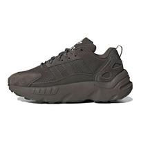 Adidas Originals ZX 22 Audinys Neslystantis Smūgius Sugeriantis Patvarus Žemas Viršus Laisvalaikio Batai Vaikų sportbačiai Tamsiai Žali HQ1562 37⅓ black