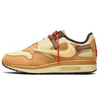 Nike Air Max 1 Travis Scott Cactus Jack Kviečių Citrinos Lašo Sportbačiai Laisvalaikio Batai DO9392-701 36 beige