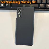 Galinio dangtelio dėklai Baterijos dangtelio korpusas Samsung Galaxy S21 5G SM-G991B S21+ 5G S21 Plus SM-G996B/DS Galinis stiklinis dėklas For S21 Plus auksas
