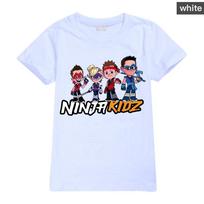 SPY NINJA Vasariniai medvilniniai marškinėliai Mergaičių drabužiai Vaikų Cosplay Viršutinė dalis Trumpomis rankovėmis marškinėliai Berniukams Tee Kostiumai Kawaii Kalėdiniai marškiniai 110