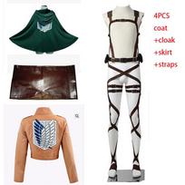 Cosplay Anime Levi Ackerman Mikasa Ackerman Cosplay Kostiumas Eren Jaeger Apranga Hange Zoe Cosplay Kostiumas Aot Pilnas Rinkinys S