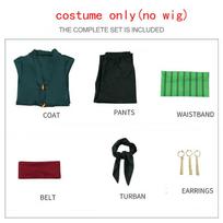 Roronos Cosplay Kostiumas Anime Kimono Chalatas Zoro Apsiaustas Uniforma Helovino Apranga Su Auskarais Comic Con XS