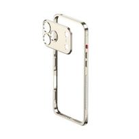 Metalinis telefono dėklas, skirtas iPhone 17/17 Pro/17 Max/17 Air, nuimamas dangtelis ir šilumos išsklaidymo telefono dėklas, itin plonas apsauginis rėmelis for iPhone 17 Pro