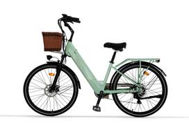 CYSUM X-City Elektrinis dviratis 250W variklis, 48V 10.4Ah baterija, 60-100KM nuotolis, 26*1.95 colio padangos Kasdieniam važiavimui E-Bike 48V 10.4Ah violetinė