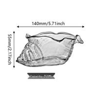 Art Deco Seashell Glass: Cocktail, Dessert, & Decor Glassware 301-400ml