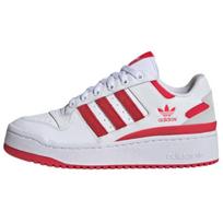 Adidas Originals FORUM BOLD STRIPES Lengvi žemi riedlenčių batai Moteriški balti raudoni sportbačiai ID0565 38