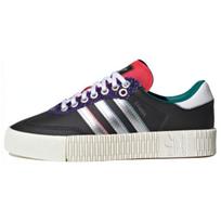 Adidas Samba Low Black Red Silver Women's Sneakers FW9617 38
