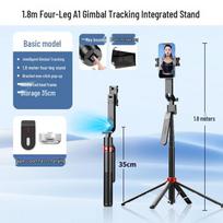 360° Auto-Rotating Face Tracking Gimbal & Selfie Stick with Live Streaming, Anti-Shake Handheld Tripod