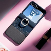 Samsung Z Flip 7/6/5 Kevlar Carbon Fiber Ring Protect Case Samsung Z Flip3