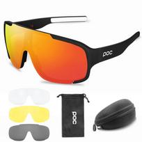 POC 4Lens Set Cycling Glasses ASPIRE Fully coated bicycle goggles can be paired with prescription glasses PE1Four-lens Set