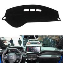 „Peugeot 208 2012–2019 Active Allure GTI 2015“ prietaisų skydelio dangtelis, apsauga nuo saulės, UV apsaugantis kilimėlis, vairas dešinėje pusėje. Black and Black Edge
