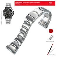 Skirta Casio Prorek prw-6600 prg-650 Titano Metalinė Laikrodžio Apyrankė PRW-30/50/60/70YT prw-6900/6800 Apyrankė Titano Lydinio Laikrodžio Grandinėlė 24mm sidabras