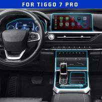 TPU pavarų dėžės panelės plėvelė prietaisų skydelio apsauginis lipdukas interjero apsauga nuo įbrėžimų automobilio aksesuarai Chery Tiggo 7 Pro 2022 C