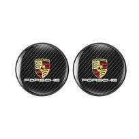 2 vnt. Automobilių emblemos Puodelio griovelio kilimėlis Padėkliukas Odiniai priedai Porsche Cayenne Panamera Macan 911 718 Taycan Boxster Cayman 918