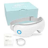Smart Foldable Eye Massage Eye Mask with Music Hot Compress Air Pressure Acupoint Massage Relieve Eye Fatigue Fade Dark Circles Portable balta