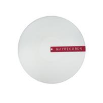 12'' Electrohome Patefono Lėkštės Kilimėlis (Juoda guma) - Patvarus silikoninis dizainas vinilo grotuvams skaidri