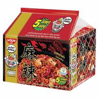 „Nissin“ greito paruošimo makaronai su aukščiausios kokybės Mala skoniu (Sausas tipas) 60 g. x 5 / 10 / 15 / 20 vnt 60 g. x 5 pcs