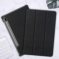 Skirtas Samsung Galaxy Tab S7/S8 Plus Fe dėklui, SM-T870 T970 P610 T736 X800 X806 dėklui Samsung Galaxy S6 Lite dėklui Tab S8 11" X700 dūminė juoda spalva