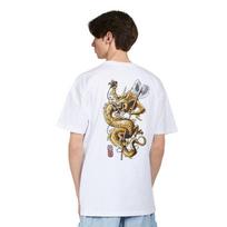 Wu Tang Clan Drakonas Baltas Unisex Marškinėliai S