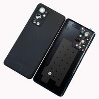 OnePlus 9 Pro Baterijos Dangtelio Stiklo Skydelis Galinės Durys Korpusas Oneplus 9Pro Galinis Dangtelis Su Kameros Lęšiu Su CE Black With CE