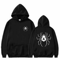 Anime Hunter X Hunter Cosplay Hoodies Phantom Troupe Hisoka Chrollo Print Hoodie Vyriški Moteriški Negabaritiniai laisvalaikio megztiniai gatvės drabužiai XS juoda