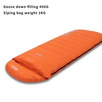 Voko formos pūkinis miegmaišis Itin lengvas žąsų pūkas Vandeniui atsparus Didelio dydžio Žieminis Šiltas Kelioninis Žygio Stovyklavimo Miegmaišis Goose down 400g4