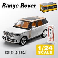 1/24 Scale Range Rover SUV Metalo lydinio Žaisliniai Automobilių Modeliai Sunkvežimiai Vaikams Žaislai Transporto priemonės Pomėgių Kolekcija 1/24-Size:21*10*8.5cm balta