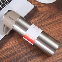500 ml nerūdijančio plieno vakuuminės kolbos dovanų rinkinys biuro verslo stiliaus termoso butelis lauko karšto vandens termoizoliacinis poros puodelis 500ml