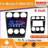 Automobilinis radijas Multimedija Navigacija Android Belaidis Carplay Skirtas Mazda 6 2004-2015 GPS WiFi 2 Din Ekrano Stereo 4 core 1GB+32GB carplay