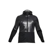 Under Armour Hybrid Spliced Hooded Windbreaker Jacket Men jackets Black 1306456-001 M