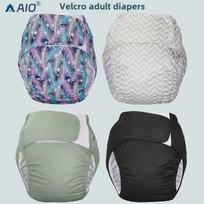 Plaunamos, nepralaidžios, su Velcro užsegimu, suaugusiųjų kelnės-sauskelnės pagyvenusiems žmonėms For use with adult diapers white