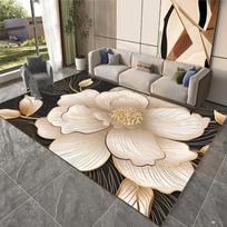 Lengvas prabangus kilimas Svetainės kilimas Klasikinis studijų kilimas Sofa Kavos staliuko antklodė Viso miegamojo antklodė 40*60cm auksas