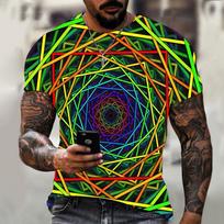 Vertigo Hypnosis 3D marginti marškinėliai Vyriški ir moteriški madingi marškinėliai vasaros laisvalaikio trumpomis rankovėmis abstraktūs marškinėliai S