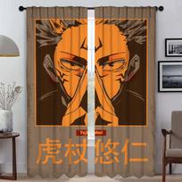 Jujutsu Kaisen Dalijimo Elegantiško Kambario Užuolaidos Svetainei Blackout Užuolaida Namų Interjero Užuolaidos 2 Vnt. Atspalviai Virtuvei W50xH70cmx2pcs-CL