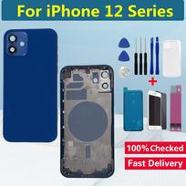 iPhone 12 Mini 12 Pro galinis baterijos dangtelis korpusas vidurinis rėmas iPhone 12 Pro Max galinis korpusas su CE White 12