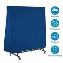 Lauko stalo teniso uždangalas Vandeniui atsparus Apsauga nuo dulkių Apsauga nuo saulės Apsauginis uždangalas Stalo teniso uždangalas 165x70x185cm mėlyna