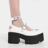 Didelio dydžio britiško stiliaus maži odiniai moteriški batai Mary Jane batai Pavasarinė platforma Seksualūs vienspalviai batai Sapatos Femininos 35