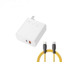 200W itin greitas įkroviklis Type-C GaN PD 2-in-1 Type C greitas GaN QC 3.0 super įkroviklis telefonui IPhone Huawei Samsung US Plug balta