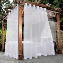 Vienspalvė terileno vandeniui atspari UV spinduliams atspari užuolaida 132*213 cm (Grommet Style, Single Panel) karališkos mėlynos spalvos