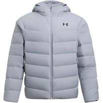 Under Armour Core Pūkinė Patogi Šilta Minkšta Paprasta Ilgomis Rankovėmis Dygsniuota Pūkinė Striukė Vyriška Striukė Moderni-Pilka 6001970-011 M white