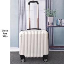 18 colių lengvas odinis rankinis lagaminas su universaliais ratukais kelionėms 18-inch Carry-on