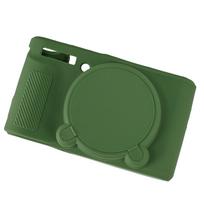 Apsauginis silikoninis dėklas fotoaparatui Canon SX740 ir SX730 skaitmeniniams fotoaparatams, atsparus vandeniui ir su minkštu vidiniu pamušalu žalia