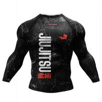 Cody Lundin Imtynės BJJ Jiu Jitsu Rash Guard Vyrams 3D Sublimacija Tatuiruotė Prigludusi Ilgomis Rankovėmis Kikbokso Džersis S