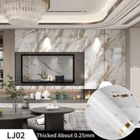 Pilkas Auksinis Marmurinis Lipnus Popierius Lipnus Marmurinis Tapetas Nulupamas ir Klijuojamas Nuimamas Lipnus Popierius Sienoms Stalviršiams 40cmx300cm