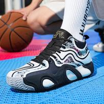 Tatum 3-ios kartos krepšinio batai vyriški batai, skirti realiai kovai, dėvėjimuisi atsparūs, varžybiniai aulinukai, sportbačiai, sportbačiai su girgždančiu padu, bėgimo batai 36 blue
