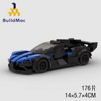Buildmoc Techninis Automobilis Sportinis Automobilis Skyline Kemperis Modelis MOC Rinkinys Statybinės Detalės Rinkiniai Žaislai Vaikams Vaikų Dovanos Automobilio Plytos