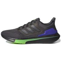 Adidas EQ21 Run Pilki Mėlyni Žali Vyriški Sportbačiai Pilki-Šeši Branduoliai-Juodi H00515 45⅓